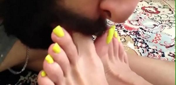  Rojhin Rasuli an Iranian mistress she is the most beautiful mistress all over the world with a slave kissing her feet and licking her soles and sucking her amazing toes